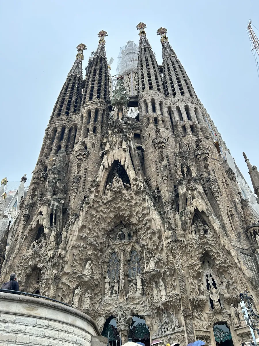 Nativity facade of the Sagrada Família in Barcelona