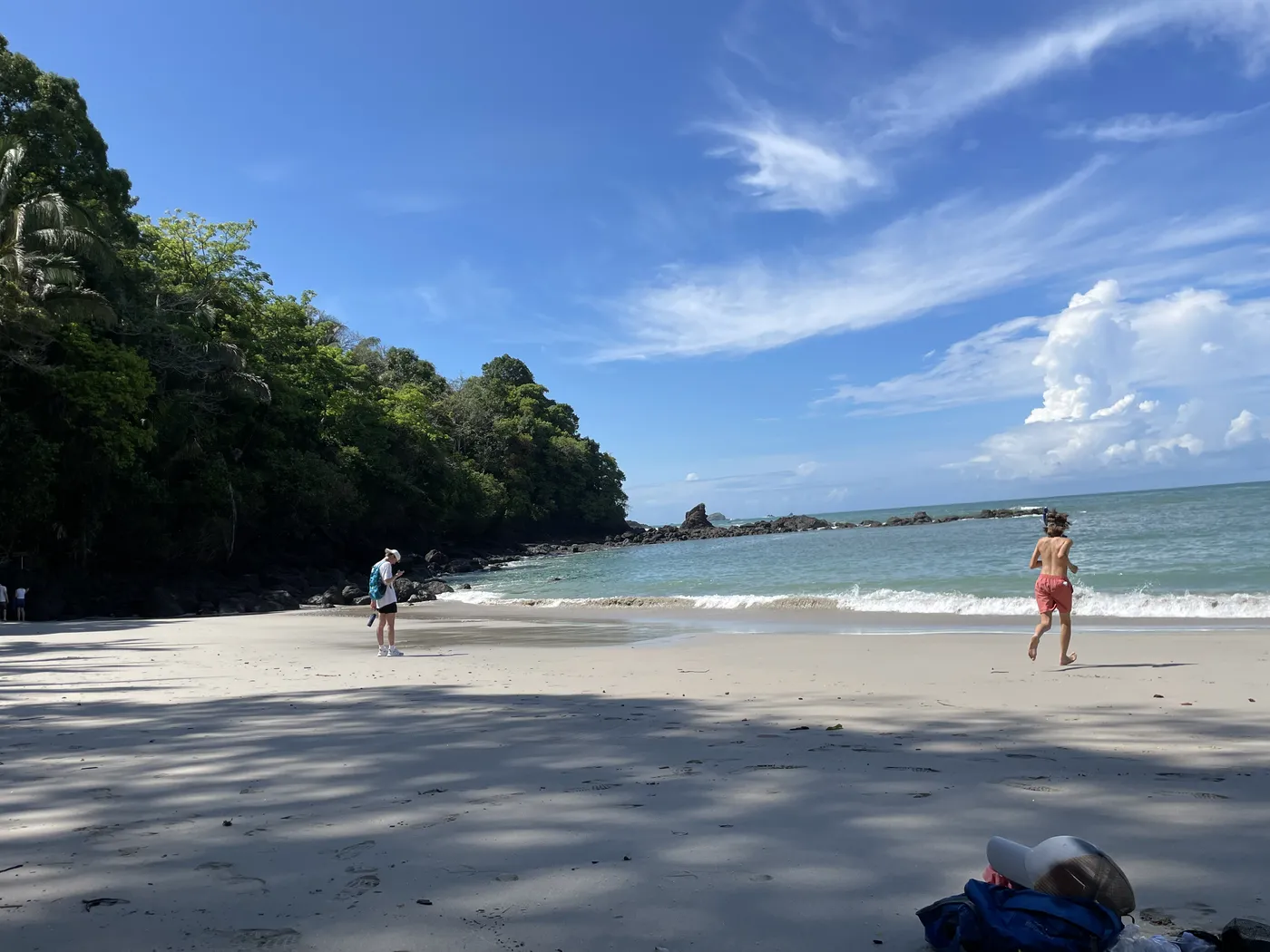 Beach inside Manuel Antonio National Park