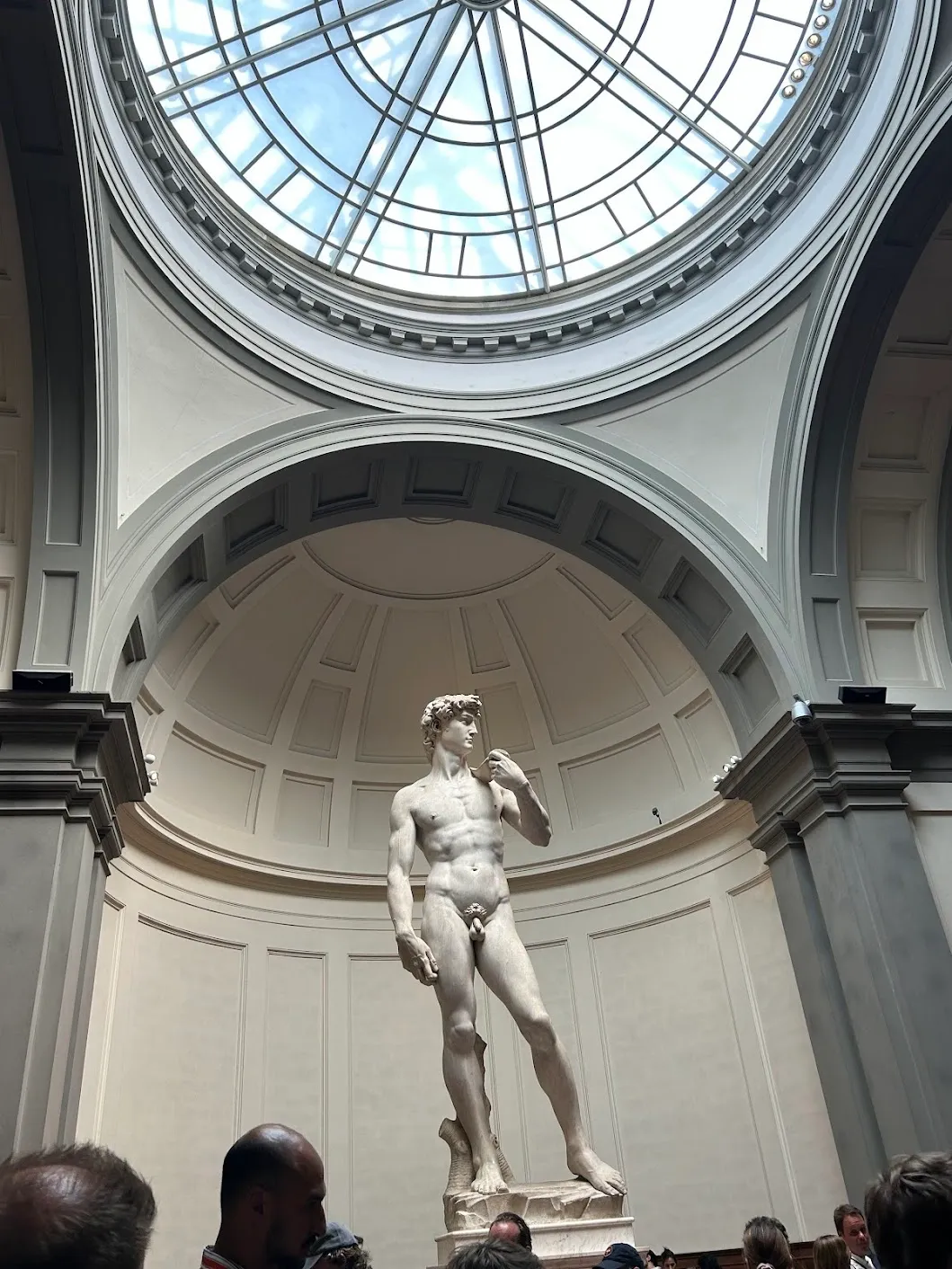 Michelangelo's David at the Accademia Gallery Florence